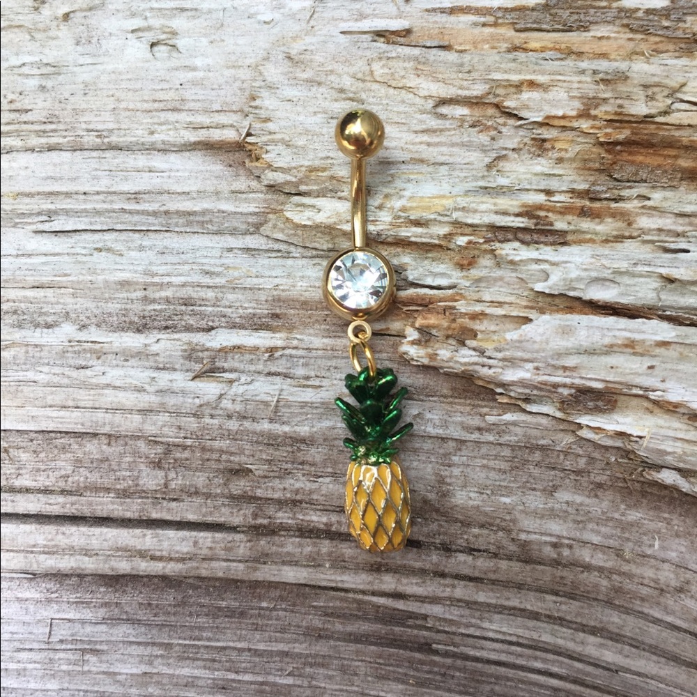 Pineapple Belly Button Navel Ring